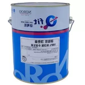 크린솔 수성페인트 반무광 빨간색 시멘트용 페인트 4L (WFJ4JFM)