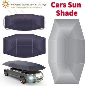 [호환품]접이식 자동차 우산 방수 캐노피 보호 야외 캠핑 낚시용 휴대용 햇빛가리개