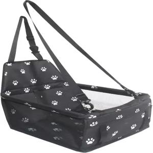 MAEAJDLT 소형 반려견 카시트 편안한 앞뒤 좌석 반려동물 침대 휴대용 접이식 시트 통기성 PVC 프레임