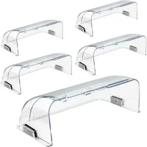 SMGSP 5팩 통풍구용 투명 조절식 통풍구 디플렉터 자기 열 및 공기 바닥 천장 측벽 레지스터용 커버