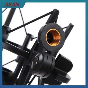 ABAN 2X 전문 마이크 쇼크 마운트(쉴드 포함) 관절형 헤드 홀더 스튜디오 방송용 스탠드 브래킷