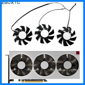 DIY 75MM FD8015H12S 12V 0.32A Amd Xfx RX Radeon VII 그래픽 비디오 카드 쿨러 팬 교체