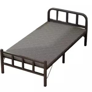 철제 침대 프레임 접이식 간이 철재 폴딩식 휴식시간 심플기숙사