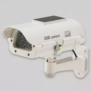 안전 방범용 모형 카메라 태양광 CCTV 방범 감시카메라 비상용 (WFJ5302)