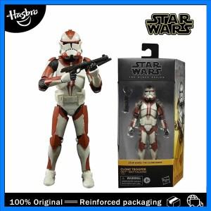 재고 있음 15CM Hasbro 스타 워즈 블랙 시리즈 187 대대 클론 기병 액션 피겨 모델 장난감 컬렉션 취미 선