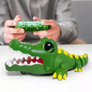 전방향작동 무선조종 악어 장난감 동물모형 5세 4세 어린이날선물 움직이는인형