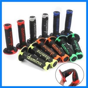 22mm 7/8 인치 오토바이 핸들바 그립 도미노 고무 오프로드 차량 핸들 커버 다차원 모터바이크 장비 액세서