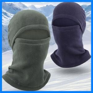 따뜻한 겨울용 풀페이스 마스크 바라클라바 방풍 플리스 오토바이 라이딩 스키 낚시 야외용 커버 모자
