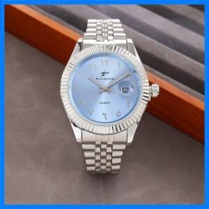 새로운 남성 날짜 시계 하이 엔드 럭셔리 캐주얼 달력 스테인레스 스틸 비즈니스 손목 시계 레저 스포츠 손