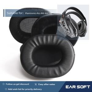 [호환품]Plantronics Rcs RIG 800 HD 게임용 헤드폰 이어폰 용 Earsoft 교체 패드 쿠션 귀마개 케이스 슬리