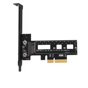 PCIE-M2 어댑터 라이저 PCI 익스프레스 3.0 X4-M.2 NVME SSD M 키 M2 카드 로우 프로파일 브래킷 방열판