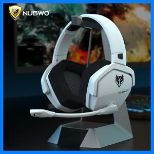 PS5 PS4 PC 모바일 스위치 2.4GHz Bluetooth 5.3 게임용 헤드폰용 마이크가 포함된 NUBWO G06 듀얼 무선 게