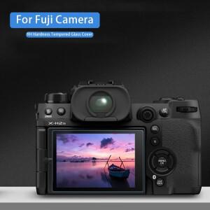 [호환품]Fuji X100V XT5 XF10 GFX100S 강화 유리 보호기 카메라 LCD 화면 커버 Anti-scrach 용 2PC