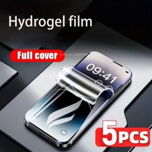 [호환품]아이폰 호환 17 Pro Promax 16E Plus 14 13 12 11 15 13M 호환ini 호환 용 5매 고화질 하이드로겔