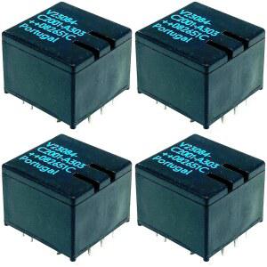 u200B4-팩 V23084-C2001-A303 릴레이 - 30A 12VDC 4핀 SPST 자동차 일부 BMW 모델(X3, X5, 3/5 시리즈용)과 호환 연료 펌프, 냉각 팬 및 P068A /P069E 오류 수정 u200B