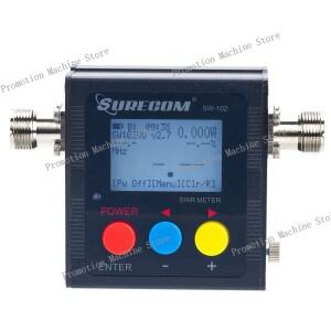 [호환품]워키토키 안테나 전력 및 SWR 미터 SW-102 VHF UHF 126-525MHz 디지털 120W N 커넥터