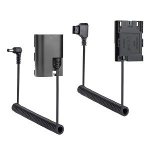 [호환품]LP-E6 더미 배터리 DR-E6 DC 커플러 캐논 호환 EOS R5 R6 5DS R 7D 6D 5D3 5D4 90D 80D BMPCC 4K 6