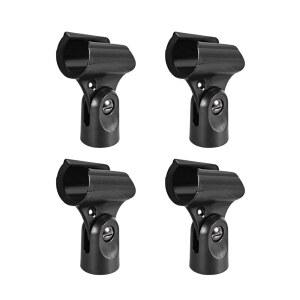 [미국배송] UXCELL 4PCS 범용 마이크 클립 홀더 - 20-23MM 스탠드 휴대용 15MM 나사산 다이아