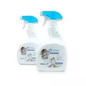펫클린 애견탈취제 1000mL 베이비파우더 분사형탈취제 탈취제 애견 애묘 강아지 고양이 섬유탈취제