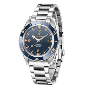 [미국배송] 남성용 파가니 디자인 시계 사파이어 글래스 기계식 다이버 200M 방수 NH35 무브먼트 스테인리스 야광 손목시계