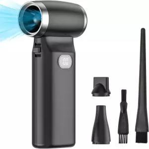 압축 공기 집진기 전기 고속 6000mAh 충전식 미니 제트 송풍기 기어 조절 가능한 1100RPM 노트북 키보드