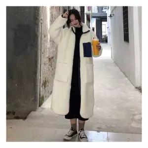 2컬러 양면 레트로 리비시블 롱 후리스 자켓 949041