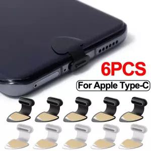 246pcs 아이폰에 대 한 먼지 플러그 실리콘 USB 충전 포트 Type-C 분실 방지 캡 방수 및 방진 플러그 커버