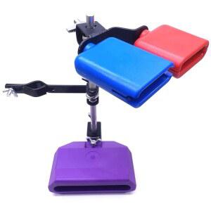 [미국배송] 장착 클램프 세트 퍼커션 드럼 키트 액세서리가 있는 TUORE 라틴 잼 블록