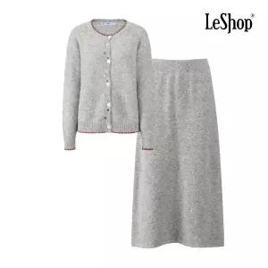 [롯데백화점]르샵 레인보우 버튼 니트 셋업 BPCST009A