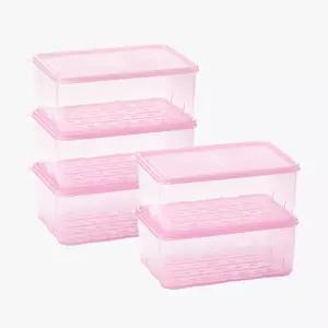 땡스소윤 냉동실 전용 밀폐용기 5호 5개