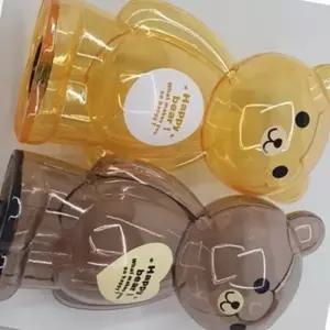저축용 대형 곰돌이 동전통 투명 저금통 학생용 저축통 (WFK6C8Y)