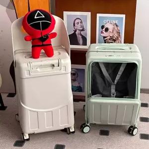 리온 타는캐리어 타고다니는 캐리어 여행가방 탑승 여행