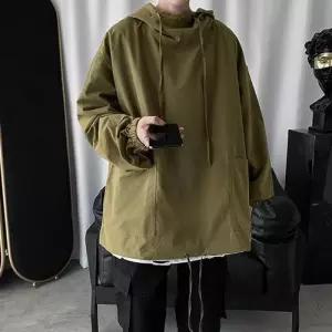 [라일리의류] Rly 스탠다드 후드티 데님자켓 오버핏 야상