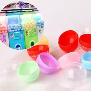 문구점뽑기캡슐 이벤트 행사 가벼운 둥근 반투명캡슐 (WFJ6EHW)