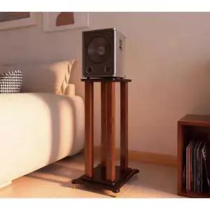 거치대 바닥 소음 방음 우드 우퍼 스탠드 받침대 테이블