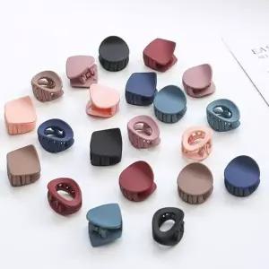 장식머리핀 무광 비비드컬러 미니 탄탄한 집게핀 (WFJ6EOF)