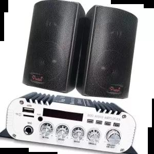 가게스피커 블루투스 미니앰프+60W스피커 세트 (VT-A20+VTS-301)