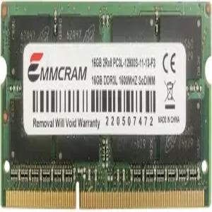 EmmCRAM 16GB DDR3 노트북 RAM 1600MHz SODIMM PC3L-12800S DDR3L SO-DIMM 메모리 2Rx8 1.35V CL11 비ECC
