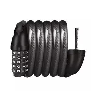 5자리케이블자물쇠 자전거자물쇠 와이어락 번호키잠금장치 튼튼한 안전 (WFJ6GCP)