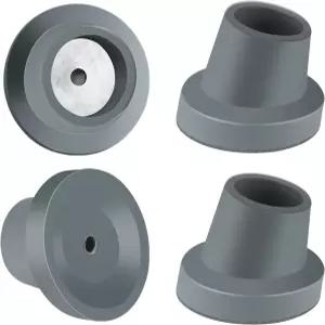 샤워 의자 배스 시트용 ANCNE 4팩 교체용 발 1-1/8인치 경사 고무 팁 미끄럼 방지 벤치 욕조 이송 흡입 컵