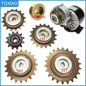 전기 자전거 전동  Unite Motor 1/2x1/8 체인 핏용 어댑터 베이스가 있는 16T 18T 20T 22T Ebike 프리휠 왼