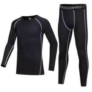 스포츠레깅스 남성 보드 스키 겨울 운동 기모레깅스 상하의 세트 남자레깅스