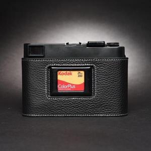 Minolta CLE용 100% TP 브랜드의 리뉴얼 리얼 가죽 카메라 케이스 가방