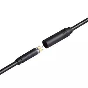 전기 자전거 전동  100cm 방수 모터 배선 9 핀 남성 여성 커넥터 자동차 위상 및 홀 센서 리드 와이어 연장