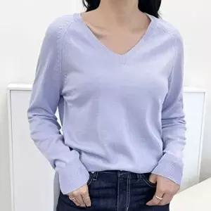 XL 가을 화이트 이너 양면 추동 니트 호주털 (KYR-WFH696G)