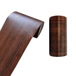 티몰 10M 우드 그레인 탈착식 PVC 방수 테두리 벽 장식 셀프 접착식 주방 욕실 타일 스티커 벽지 거울 프레임 (베이지)