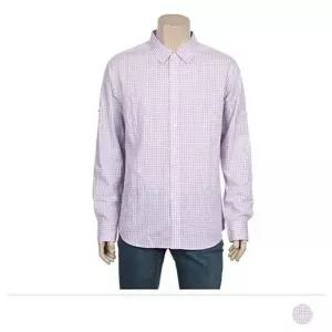 크링클 패턴 체크 남성 롤업 셔츠 ON-SHA-QWFL92VG