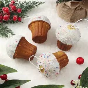 도토로 쿠키 마을 트리 오너먼트 4p 세트 머핀