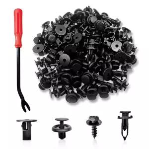 120Pcs 4-in-1 범퍼 및 펜더 라이너 클립 키트 - 스크류 볼트/바디 리벳 도요타 렉서스와 호환 90159-60498