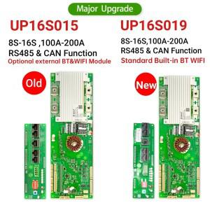 UP16S019 JBD 스마트 인버터 BMS LiFePo4 16S 48V 200A 가정용 에너지 저장장치 Lifepo4/리튬이온 배터리